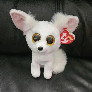 TY Beanie Boos PHOENIX the Fennec Fox Glitter Eyes 6 Inch Plush  Stuffed Animal